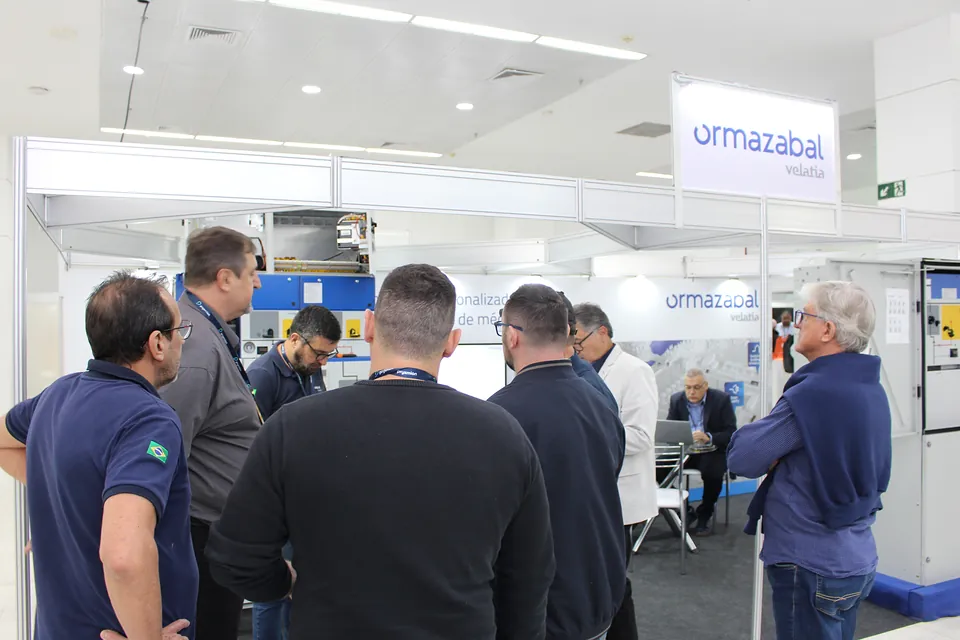 Visitantes no estande da Ormazabal